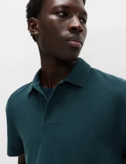 Pure Cotton Garment Dyed Polo Shirt