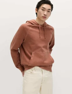 Pure Cotton Garment Dyed Hoodie
