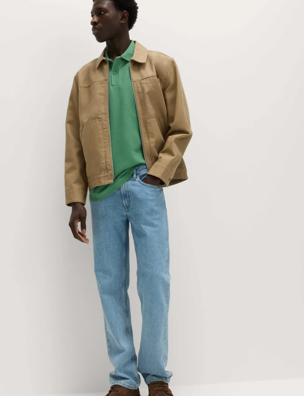Pure Cotton Garment Dyed Polo Shirt