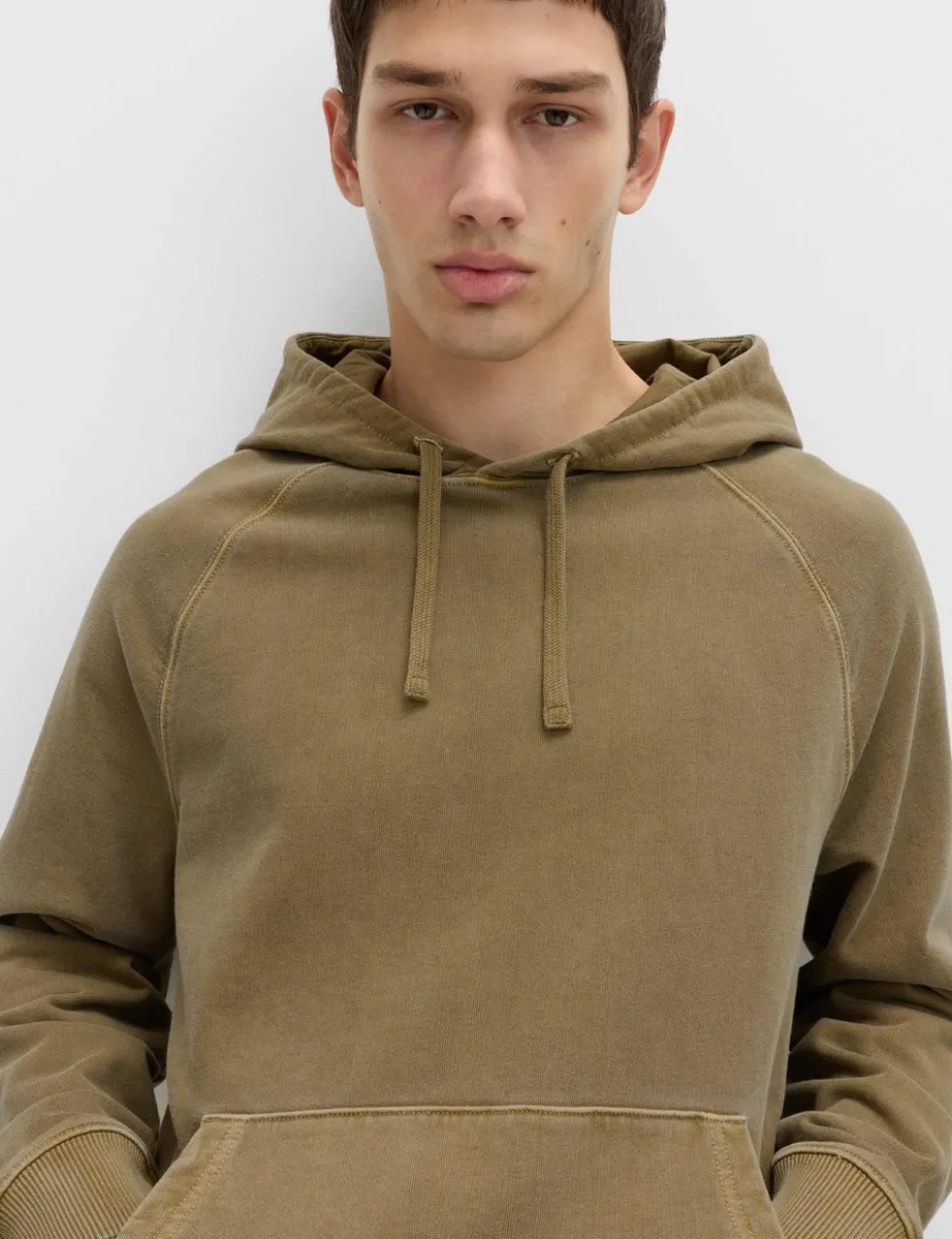 Pure Cotton Garment Dyed Hoodie