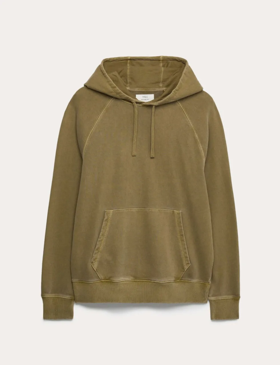 Pure Cotton Garment Dyed Hoodie