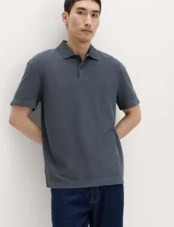 Pure Cotton Garment Dyed Polo Shirt
