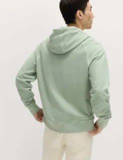 Pure Cotton Garment Dyed Hoodie