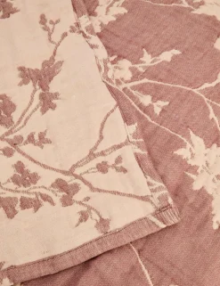 Pure Cotton Gauze Cherry Blossom Bedspread