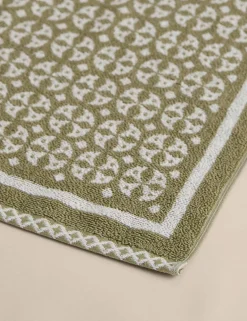 Pure Cotton Geometric Circle Towel