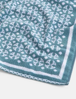 Pure Cotton Geometric Circle Towel
