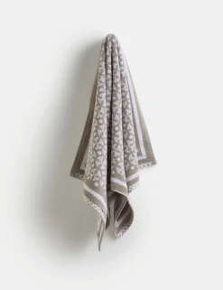 Pure Cotton Geometric Circle Towel