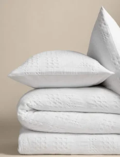 Pure Cotton Geometric Jacquard Bedding Set