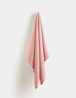 Pure Cotton Geometric Towel