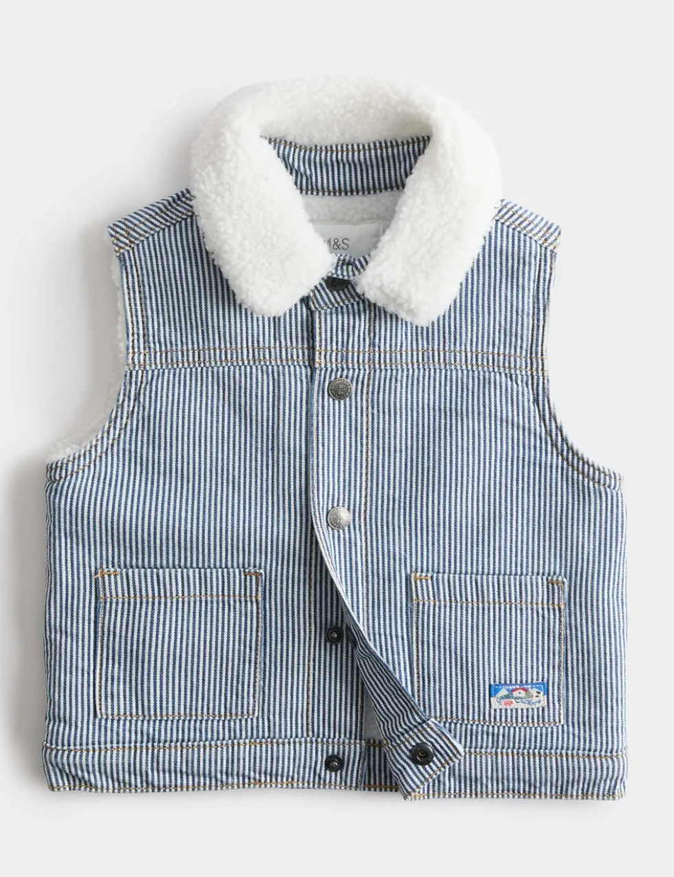 Pure Cotton Gilet (0-6 Yrs)