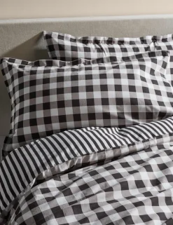 Pure Cotton Gingham Bedding Set