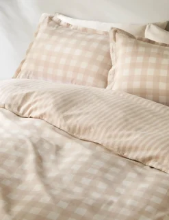 Pure Cotton Gingham Bedding Set
