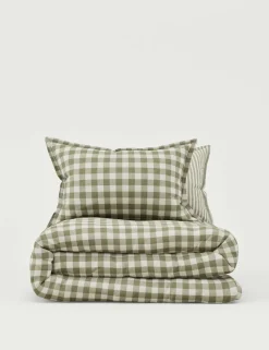Pure Cotton Gingham Bedding Set