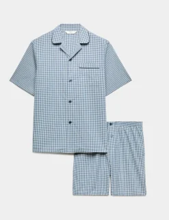 Pure Cotton Gingham Pyjama Set