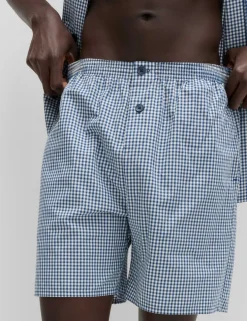 Pure Cotton Gingham Pyjama Set