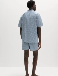 Pure Cotton Gingham Pyjama Set