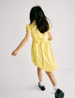 Pure Cotton Gingham School Dress (2-14 Yrs)