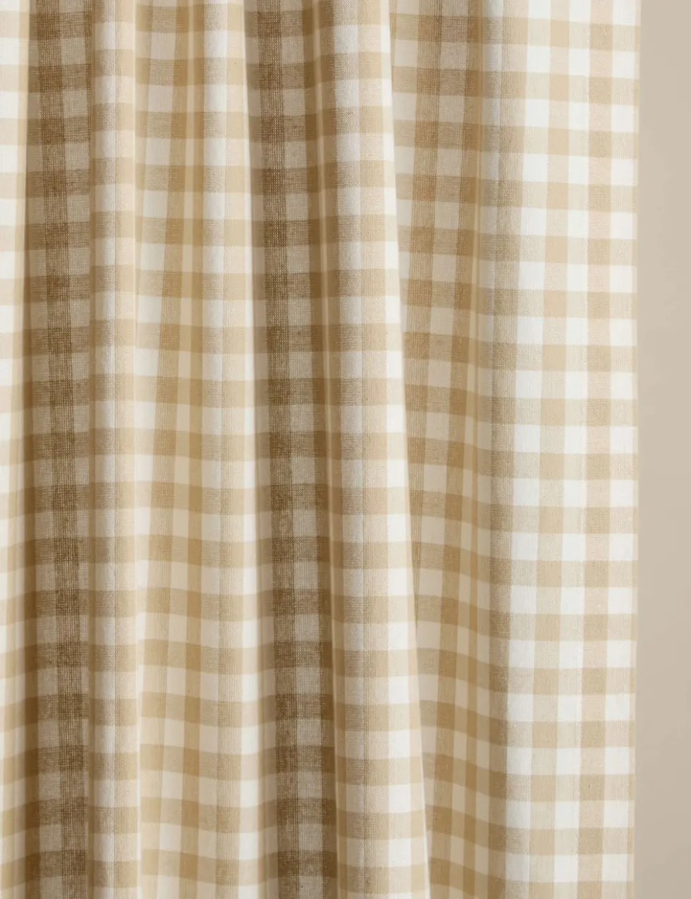 Pure Cotton Gingham Semi-Sheer Multiway Curtains