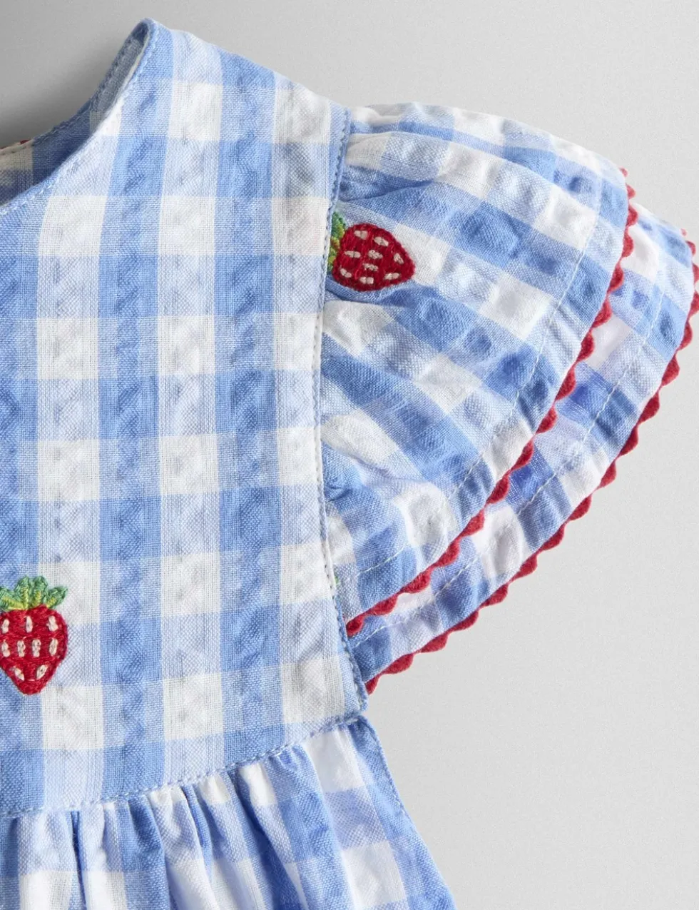 Pure Cotton Gingham Top & Shorts Outfit (0-9 Yrs)