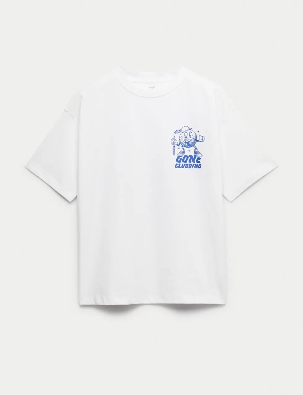 Pure Cotton Golf Graphic T-Shirt (6-16 Yrs)