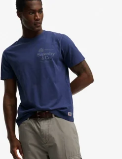 Pure Cotton Graphic Crew Neck T-Shirt