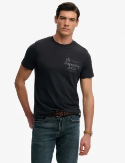 Pure Cotton Graphic Crew Neck T-Shirt