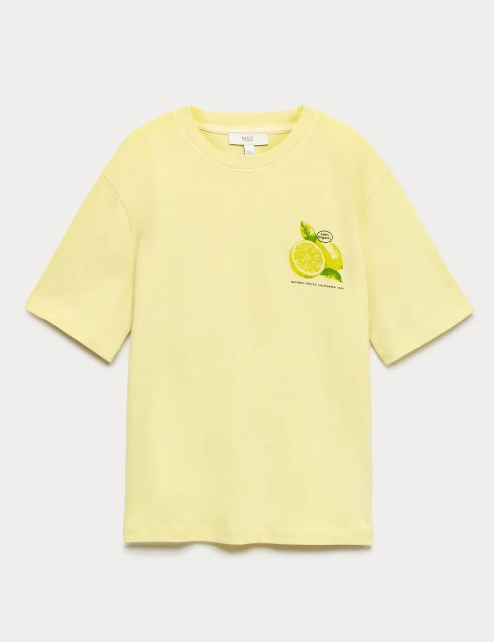 Pure Cotton Graphic Oversized T-Shirt