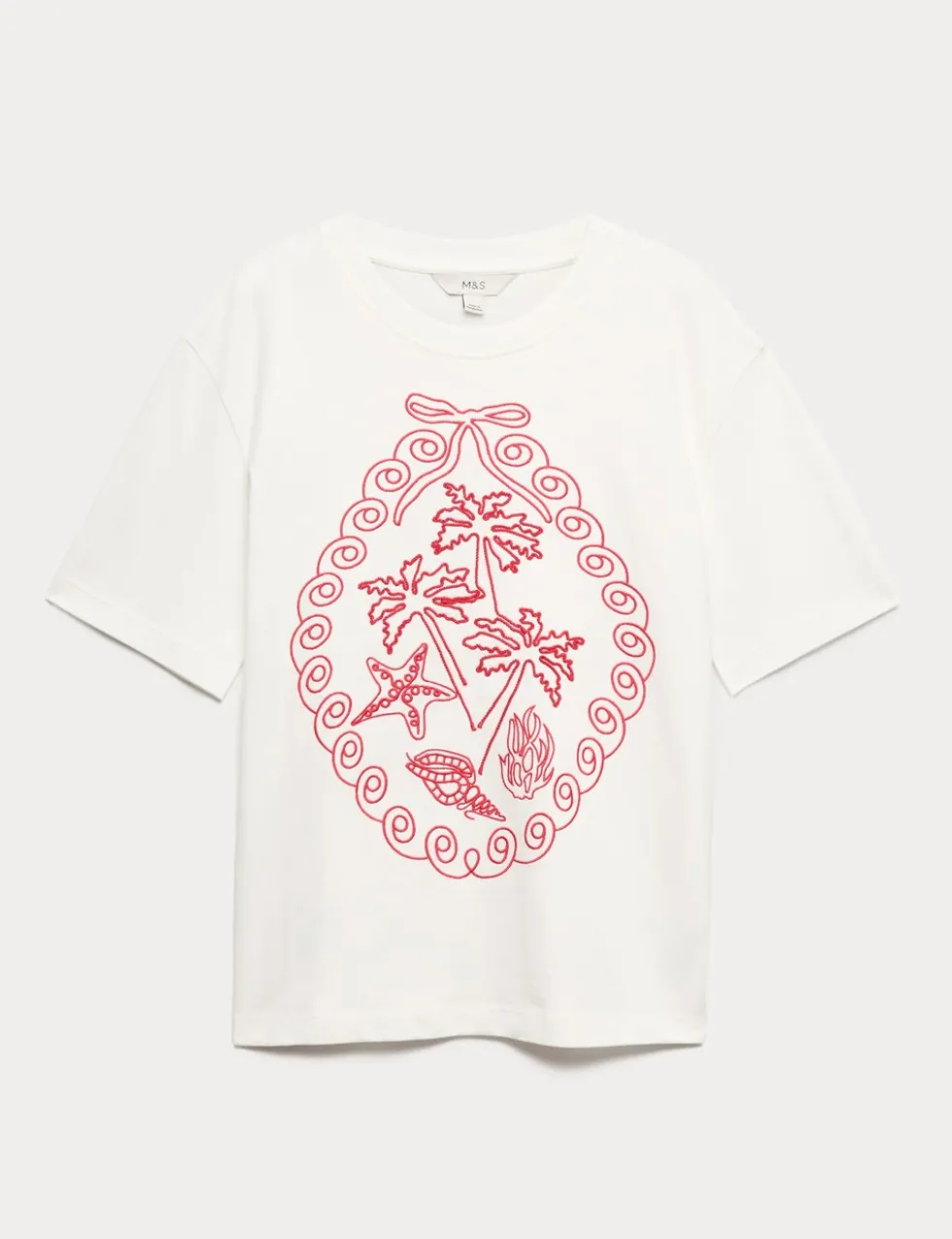 Pure Cotton Graphic Oversized T-Shirt