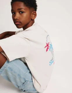 Pure Cotton Graphic T-Shirt (6-16 Yrs)