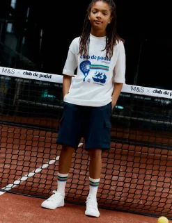 Pure Cotton Graphic T-Shirt (6-16 Yrs)