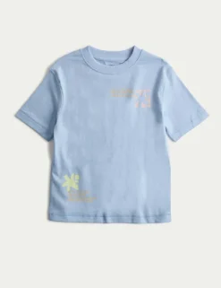 Pure Cotton Graphic T-Shirt (2-8 Yrs)