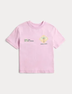 Pure Cotton Graphic T-Shirt (2-8 Yrs)