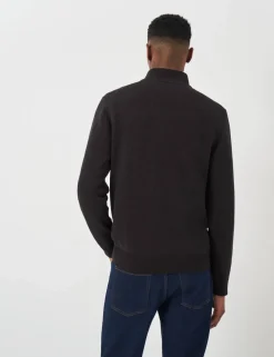 Pure Cotton Half Zip Jumper