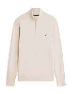 Pure Cotton Half Zip Jumper