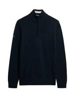 Pure Cotton Half Zip Jumper