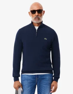 Pure Cotton Half Zip Jumper