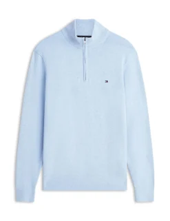 Pure Cotton Half Zip Jumper
