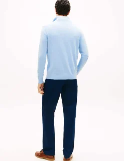 Pure Cotton Half Zip Jumper