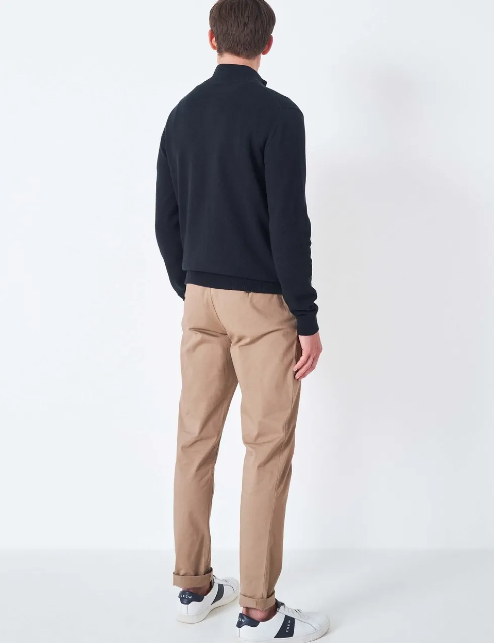 Pure Cotton Half Zip Jumper