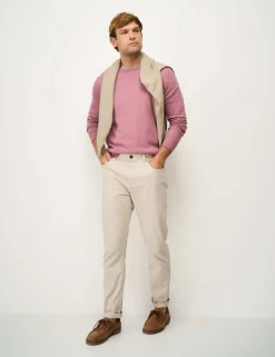 Pure Cotton Half Zip Long Sleeve Jumper