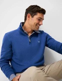 Pure Cotton Half Zip Sweatshirt