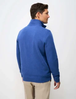 Pure Cotton Half Zip Sweatshirt