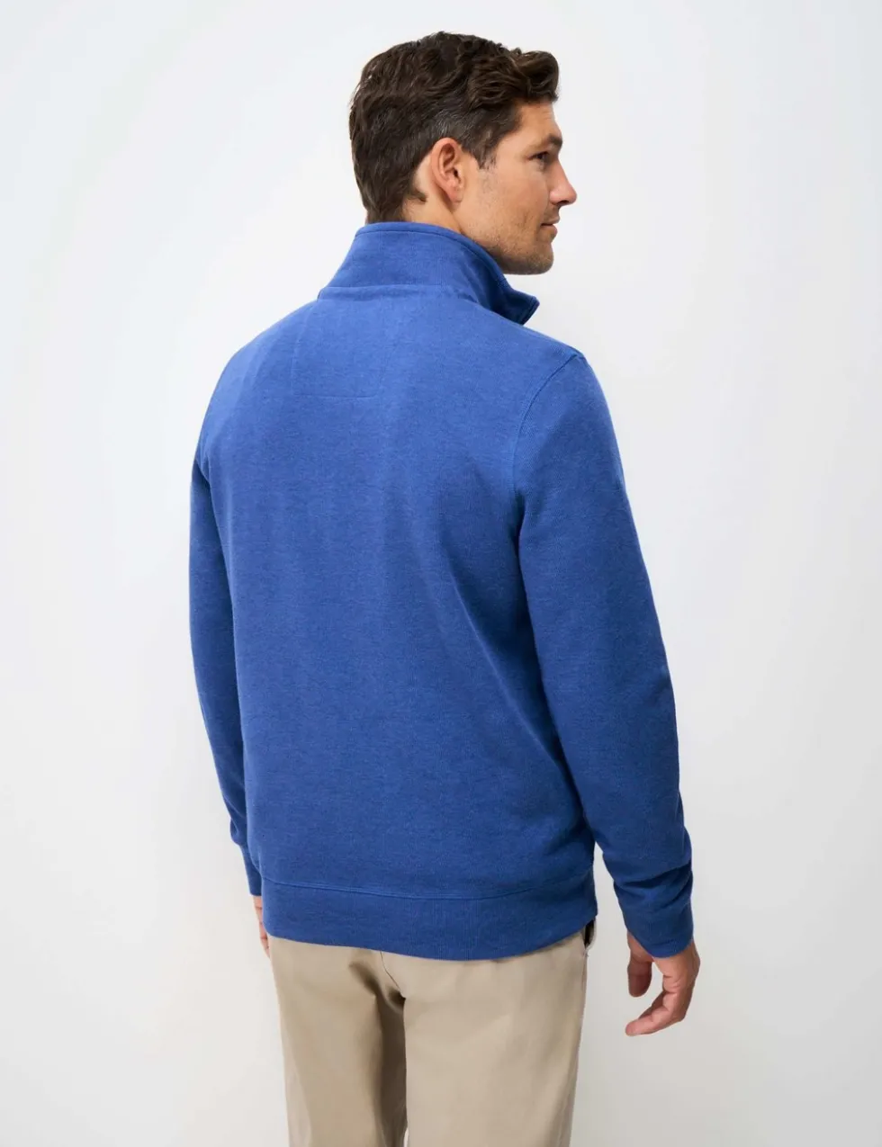 Pure Cotton Half Zip Sweatshirt