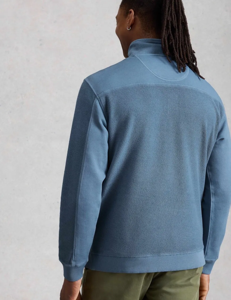 Pure Cotton Half Zip Sweatshirt