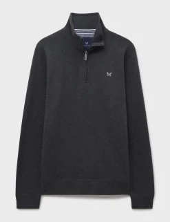 Pure Cotton Half Zip Sweatshirt
