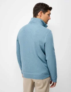 Pure Cotton Half Zip Sweatshirt