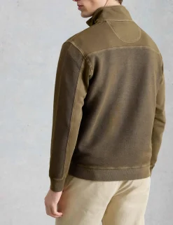 Pure Cotton Half Zip Sweatshirt