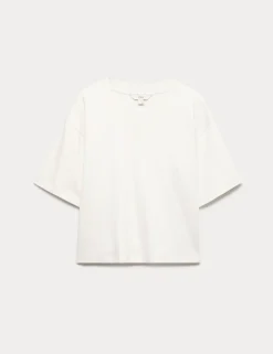 Pure Cotton Heavyweight V-Neck T-Shirt