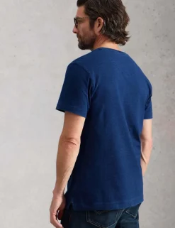 Pure Cotton Henley Top