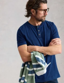 Pure Cotton Henley Top